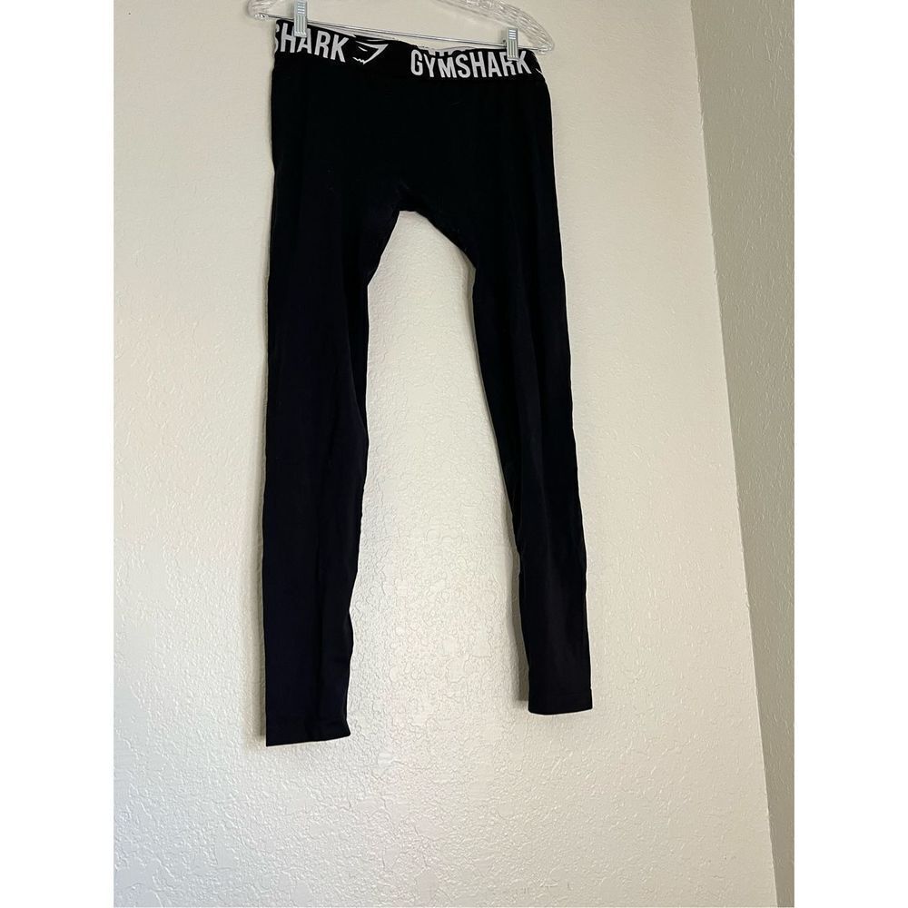 Gymshark Seamless Black Elastic Waist Full Length Athletic Leggings size S